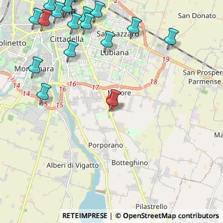 Mappa S.da Salvini, 43123 Parma PR, Italia (3.455)