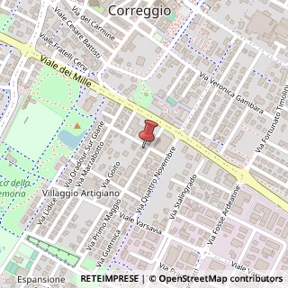 Mappa via I° Maggio, 6, 42015 Correggio, Reggio nell'Emilia (Emilia Romagna)