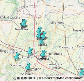 Mappa Via Martiri Partigiani, 41019 Limidi MO, Italia (15.62667)