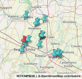 Mappa Via L. Dodi, 42015 Correggio RE, Italia (11.87067)