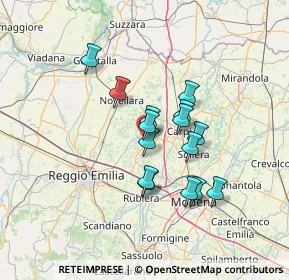 Mappa Via L. Dodi, 42015 Correggio RE, Italia (10.69333)