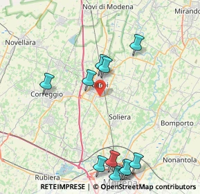 Mappa Via Lombardia, 41012 Carpi MO, Italia (9.53091)