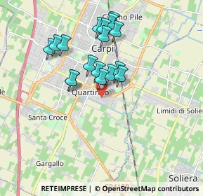 Mappa Via Lombardia, 41012 Carpi MO, Italia (1.60765)