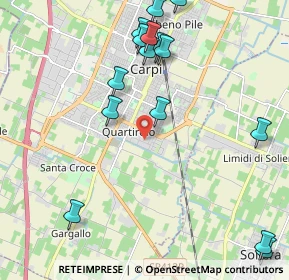 Mappa Via Lombardia, 41012 Carpi MO, Italia (2.54333)