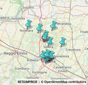 Mappa Via Lombardia, 41012 Carpi MO, Italia (10.59357)