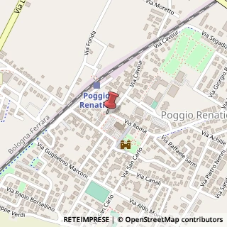 Mappa S.S.148 Via Pontina, km 74.300, 13, 44028 Poggio Renatico, Ferrara (Emilia Romagna)