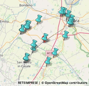 Mappa Via Giuseppe Di Vittorio, 44028 Poggio Renatico FE, Italia (8.2825)