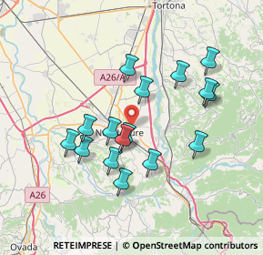 Mappa Piazzale Pieve, 15067 Novi Ligure AL, Italia (6.62)