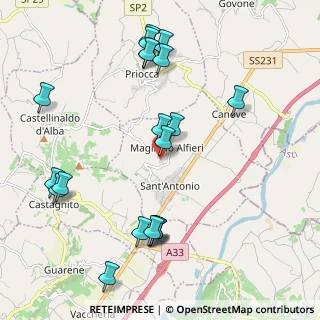 Mappa Via Generale Cadorna, 12050 Magliano Alfieri CN, Italia (2.383)