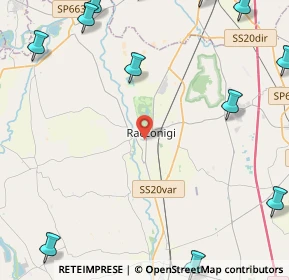 Mappa Via Gen, 12035 Racconigi CN, Italia (7.6825)