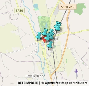 Mappa Via Gen, 12035 Racconigi CN, Italia (1.15)