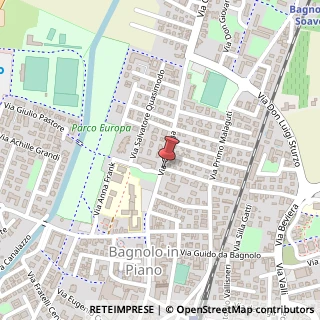 Mappa Via Gonzaga, 28, 42011 Bagnolo in Piano, Reggio nell'Emilia (Emilia Romagna)