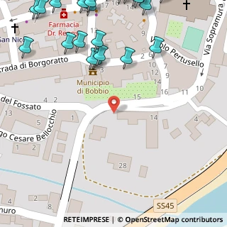 Mappa Piazza Santa Chiara, 29022 Bobbio PC, Italia (0.1)
