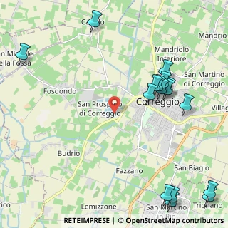 Mappa Via Strada Statale Reggio, 42015 Correggio RE, Italia (2.90375)