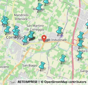 Mappa Via Carpi, 42015 Correggio RE, Italia (2.6835)