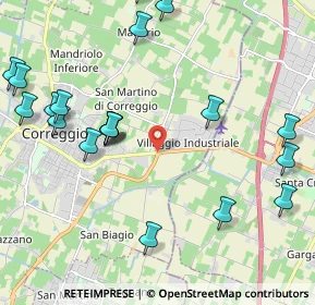 Mappa Via Carpi, 42015 Correggio RE, Italia (2.613)