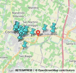 Mappa Via Carpi, 42015 Correggio RE, Italia (1.8485)