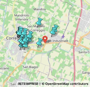 Mappa Via Carpi, 42015 Correggio RE, Italia (1.892)