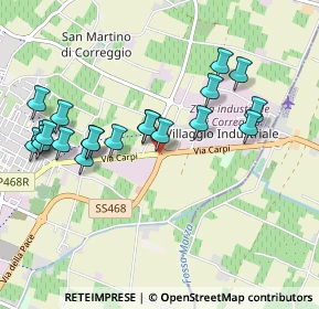 Mappa Via Carpi, 42015 Correggio RE, Italia (0.9965)