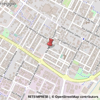 Mappa Via vecchi 2, 42015 Correggio, Reggio nell'Emilia (Emilia Romagna)