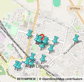 Mappa Via Enrico Toti, 15067 Novi Ligure AL, Italia (0.41941)