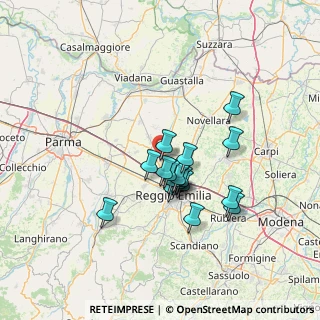 Mappa Via Eduardo de Filippo, 42023 Cadelbosco di Sopra RE, Italia (10.655)