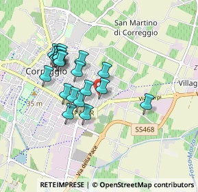 Mappa Via Giuseppe di Vittorio, 42015 Correggio RE, Italia (0.783)