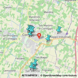 Mappa Via G. Di Vittorio, 42015 Correggio RE, Italia (1.89455)