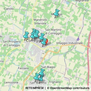 Mappa Via G. Di Vittorio, 42015 Correggio RE, Italia (1.94091)