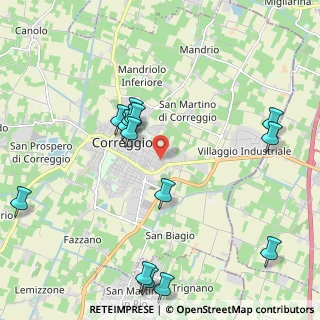 Mappa Via G. Di Vittorio, 42015 Correggio RE, Italia (2.415)