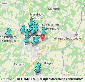 Mappa Via Giuseppe di Vittorio, 42015 Correggio RE, Italia (2.0415)