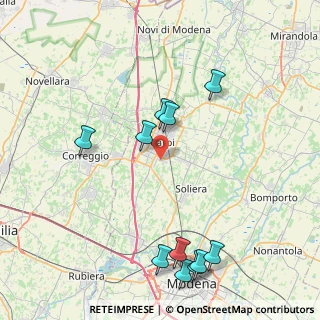 Mappa Via Puglie, 41012 Carpi MO, Italia (9.52727)