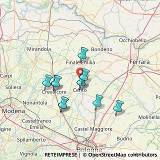 Mappa Via Dotti Carlo Francesco, 44042 Cento FE, Italia (11.74727)