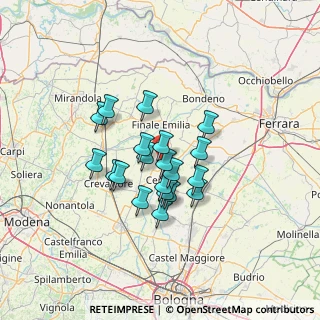 Mappa Via Dotti Carlo Francesco, 44042 Cento FE, Italia (10.0605)