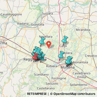 Mappa Via S. Prospero, 42015 Correggio RE, Italia (12.869)