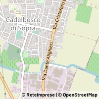 Térkép Cadelbosco di Sopra