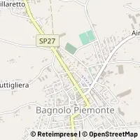 Map Bagnolo Piemonte