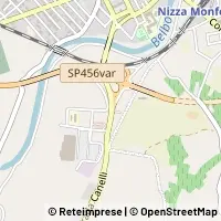 Hartă Nizza Monferrato