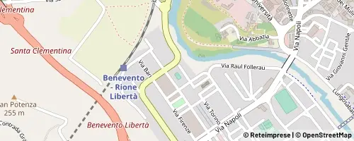Mappa Benevento
