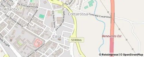 Mappa Benevento