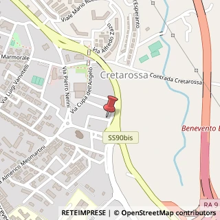 Mappa Via Bucciano Tommaso, 43, 82100 Benevento, Benevento (Campania)