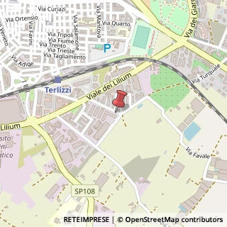 Mappa Via favale 4, 70038 Terlizzi, Bari (Puglia)