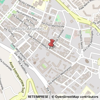 Mappa Viale Antonio Mellusi,  98, 82100 Benevento, Benevento (Campania)