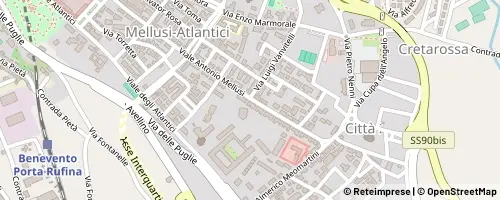 Mappa Benevento