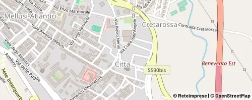 Mappa Benevento