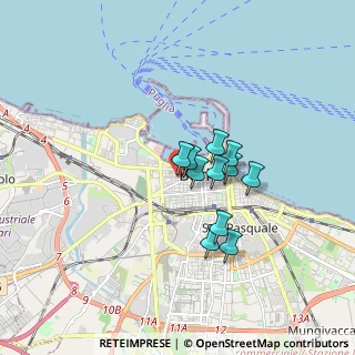 Mappa Via Ettore Fieramosca, 70123 Bari BA, Italia (1.24455)