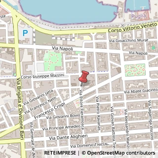 Mappa Via Ettore Fieramosca, 96, 70123 Bari, Bari (Puglia)