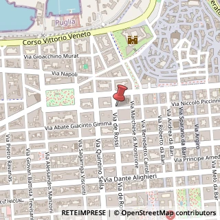 Mappa Via Niccolò Piccinni, 145, 70122 Bari, Bari (Puglia)
