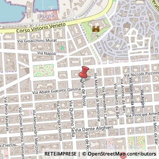Mappa Via de Rossi, 27, 70122 Bari, Bari (Puglia)