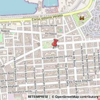 Mappa Piazza G. Garibaldi, 50, 70122 Bari, Bari (Puglia)